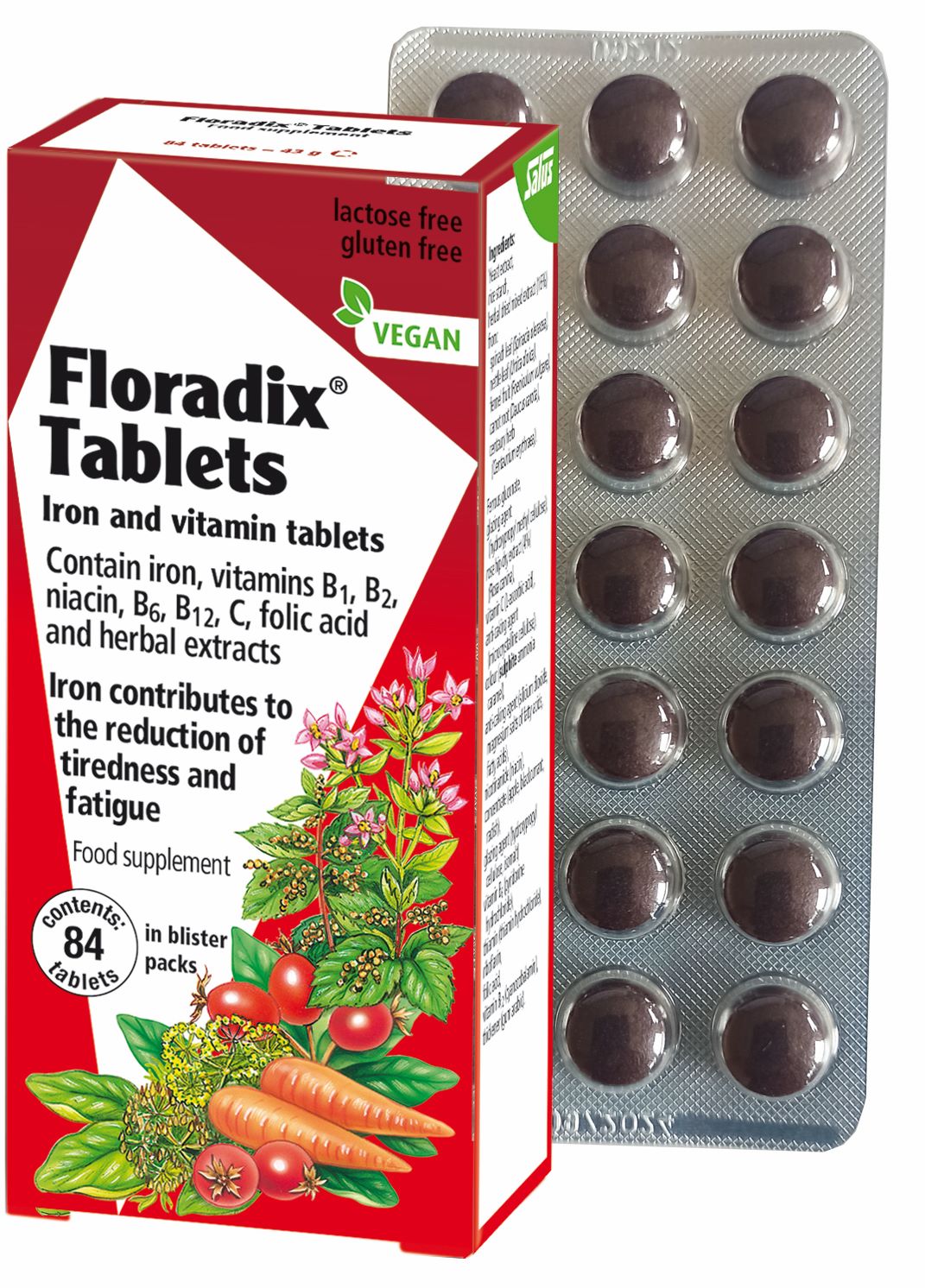 Floradix dzelzs tabletes